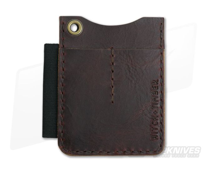 Hitch & Timber Duz All Cherry Harvest Leather EDC Utility Wallet For Sale