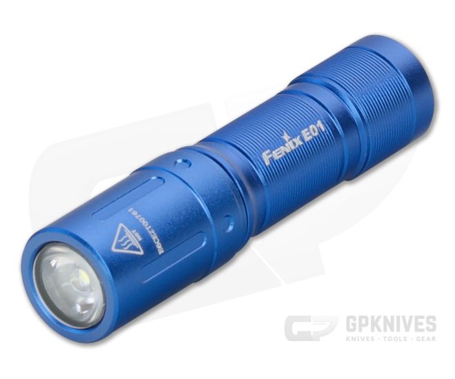 Fenix E01 V2.0 Blue 100 Lumen Mini LED AAA Flashlight For Sale