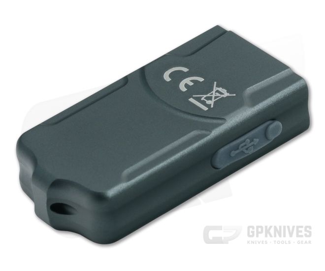 Fenix E03R V2.0 Gray - Rechargeable Keychain Flashlight E03RV2GY