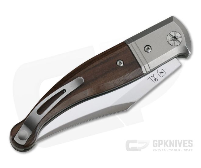 LionSteel Gitano Navaja Niolox Santos Wood Modern Slip Joint