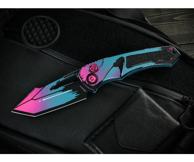 Heretic Pariah Manual Tanto Edge - Cel Shade Miami Vice