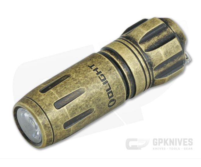 Olight i18 Brass USB-C Keychain Flashlight