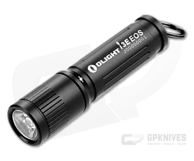 Olight i3E EOS Black Keychain Flashlight AAA Battery