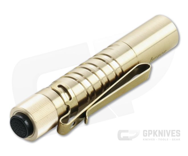 Details about   Olight i3T EOS Brass /I3T Titanium 180 Lumens EDC Flashlight Slim W/AAA Battery 
