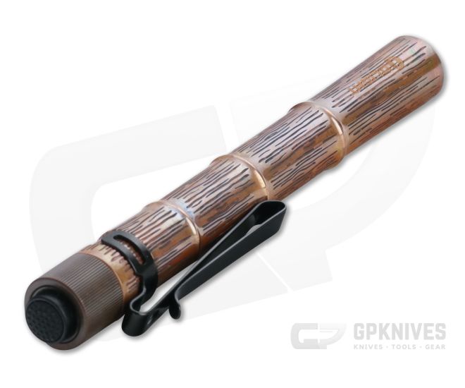 This Unique Copper Flashlight Looks Like Bamboo