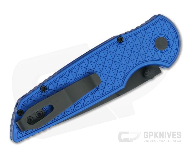 Protech TR-3 Integrity - Blue Relic Handle - Black DLC Blade