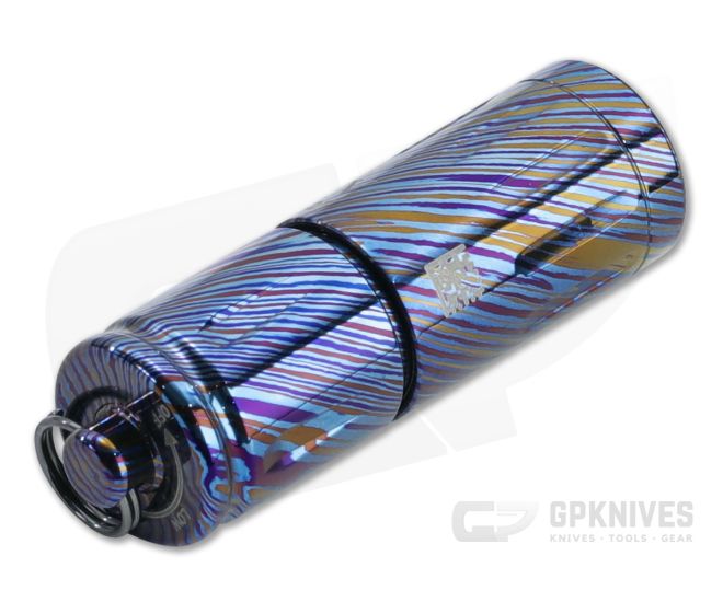 Olight IXV LTD Titanium Damascus USB-C Rechargeable Keychain