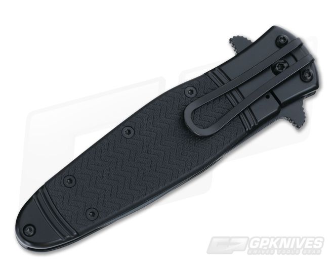 CRKT Bombastic Black IKBS Flipper by Ken Onion K345KKS