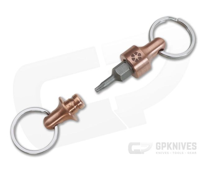 PROMETHEUS LIGHTS Kappa Quick Release Keychain Secure and Stylish Pull Apart Keychain Easy Detachable Keychain That Holds up to 10 lbs