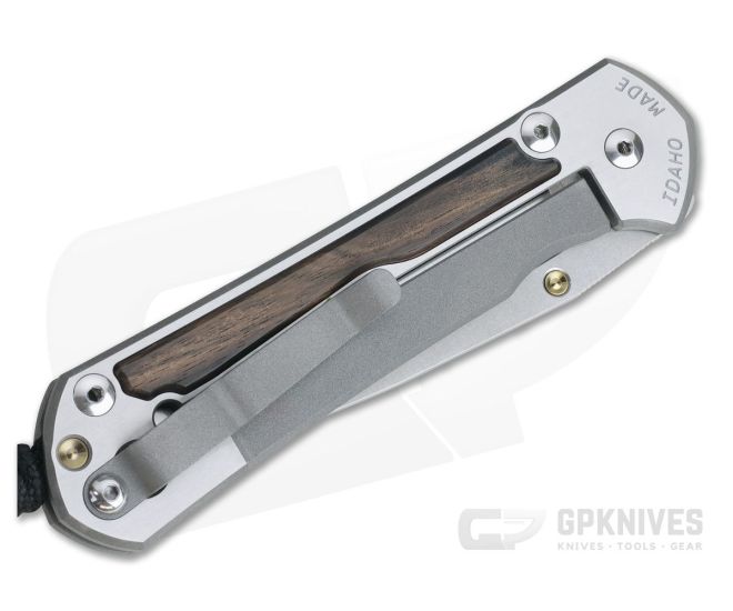 Chris Reeve Knives Large Sebenza 31 Macassar Ebony Inlay Chris Reeve Knives Large Sebenza 31 Macassar Ebony Inlay