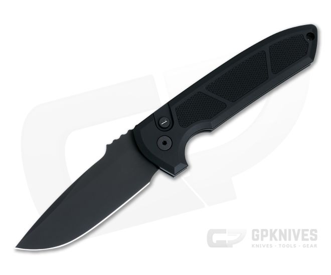 Protech Rockeye Operator Black Automatic LG307 Tritium Button