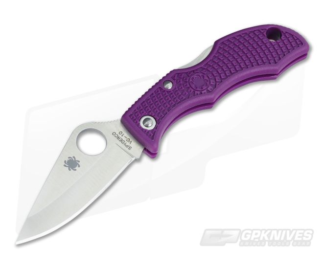 Spyderco Ladybug 3 Lightweight Purple Knife