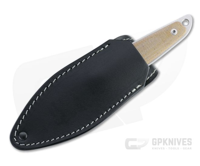 MKM x Vox Makro 2 Sheepsfoot Stonewashed M390 Natural Micarta