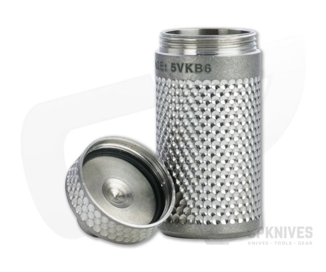 『希少』X-TAGE PURE DURALUMIN【ROUND M】 Maratac CountyComm XL Piccolo Dimpled Titanium Nitro Vault For Sale