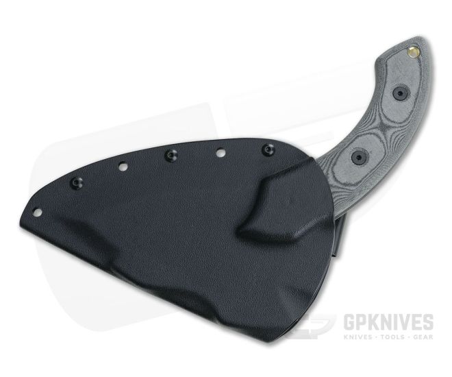 TOPS Knives Max The Mini Axe Black 1095 Black Linen Micarta