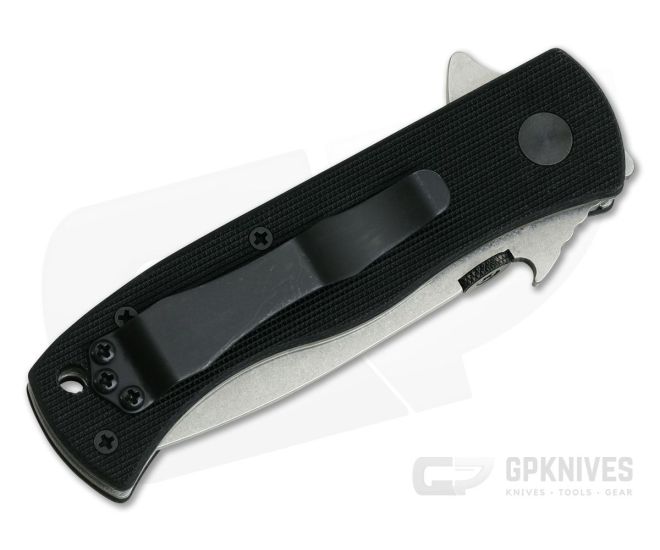 Emerson Mini CQC-7 Flipper Waved Plain Stonewashed Tanto