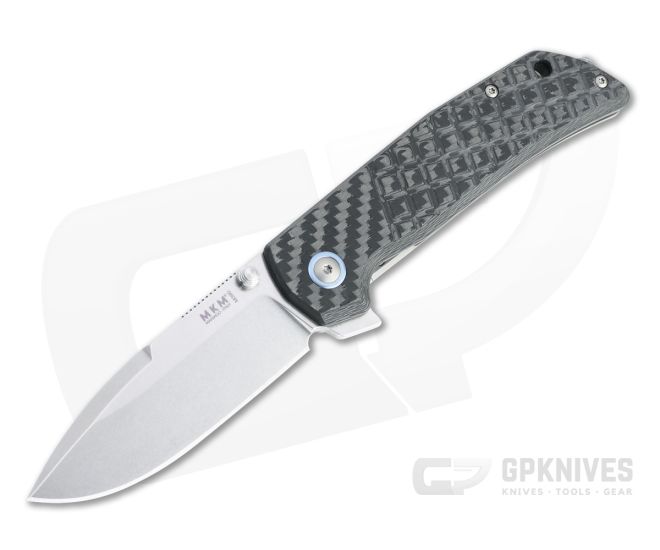 MKM Mikita x Terzuola Maximo Stonewashed M390 Carbon Fiber