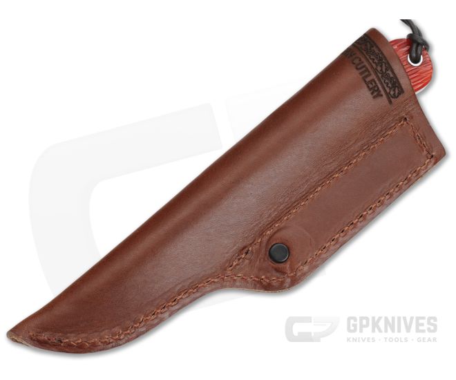 Northfield P74 Stingray Fixed Blade - Red Licorice Jigged Bone
