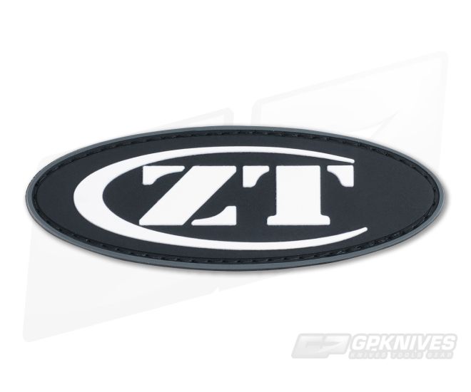 Zero Tolerance Knives PVC Patch 2017 Black White Logo