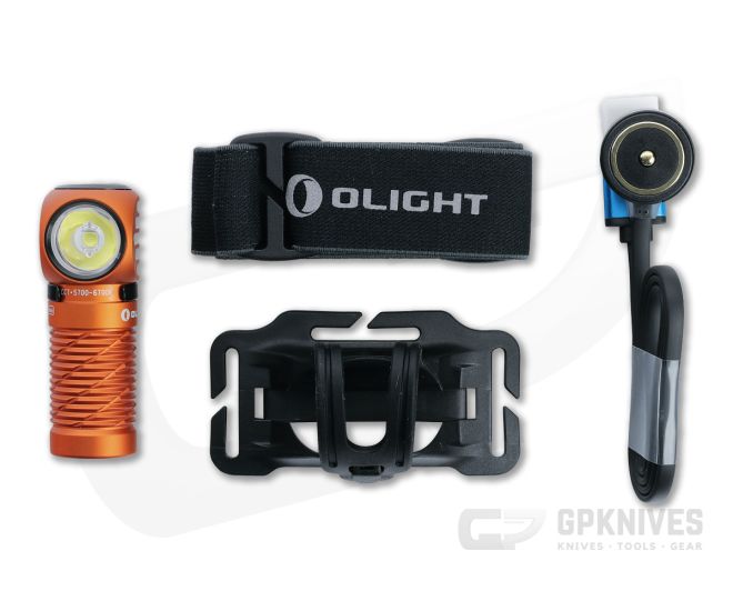 Olight Perun 2 Mini Rechargeable Headlamp Orange