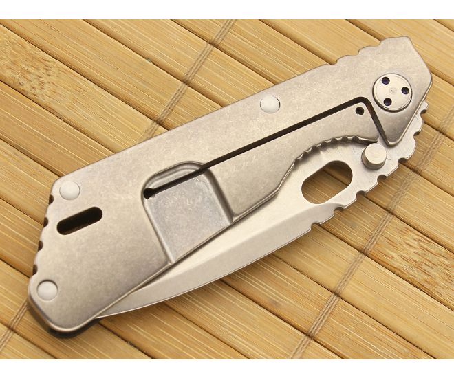 Strider Knives PT-CC Black G10 Top Swedge Framelock for sale