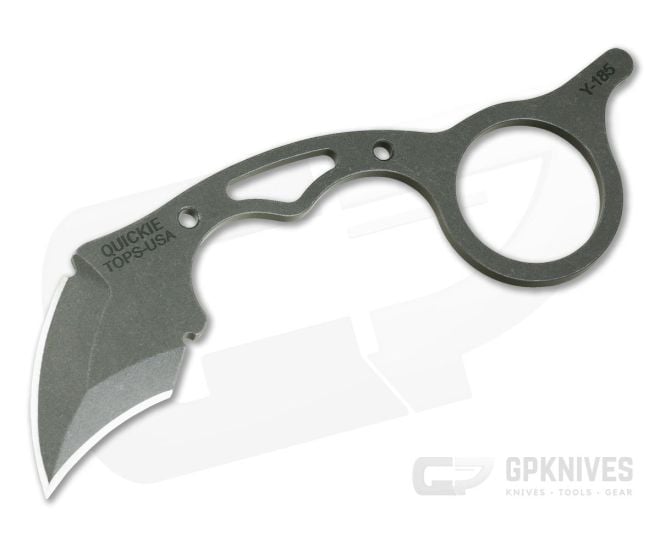 TOPS Knives Quickie QCK01 Ultralight Three Finger Karambit Fixed Blade