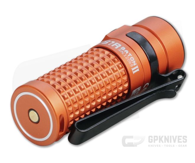 Olight S1r Baton Ii Orange Limited Rechargeable 1000 Lumen Turbo Flashlight For Sale