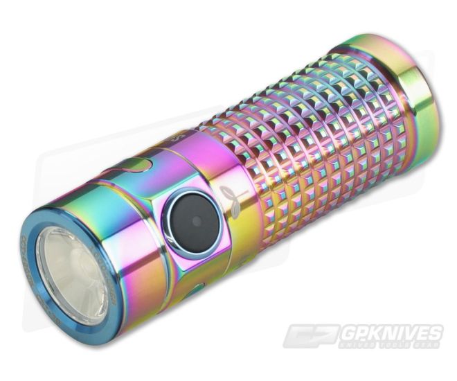 Olight S1R Baton II Limited Edition Titanium Flashlight with Battery & Organizer 