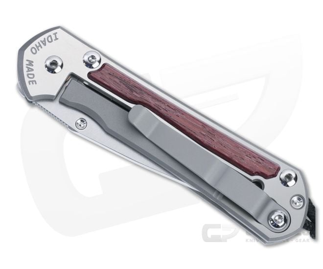 Chris Reeve Small Sebenza 31 Left Hand 2024 Annual Purple Heart Wood