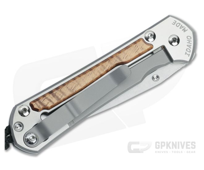 Chris Reeve Small Sebenza 31 - 2025 Annual - Koa Wood Inlays