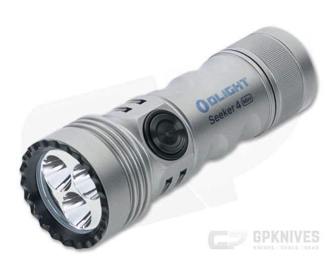 Olight Seeker 4 Mini Titanium 1200 Lumen + UV Flashlight Olight Seeker 4 Mini Titanium 1200 Lumen + UV Flashlight