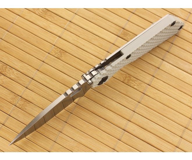 Strider Knives SnG Arctic Gray G10 Handle Stonewash S30V Gunner Grip