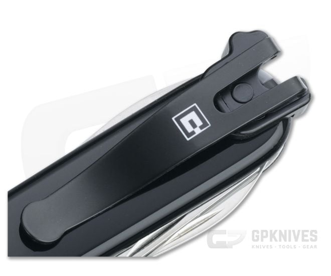 Clip & Carry SwissQlip 91mm Victorinox Black Stainless Steel
