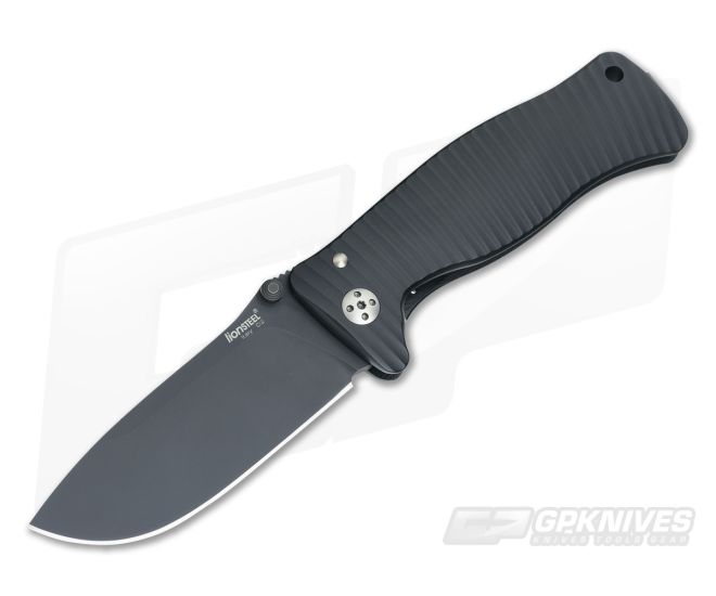 Cuchillo Lionsteel sr1 all black d2 lleno de metal cuchillo de caza mango sr1abb 