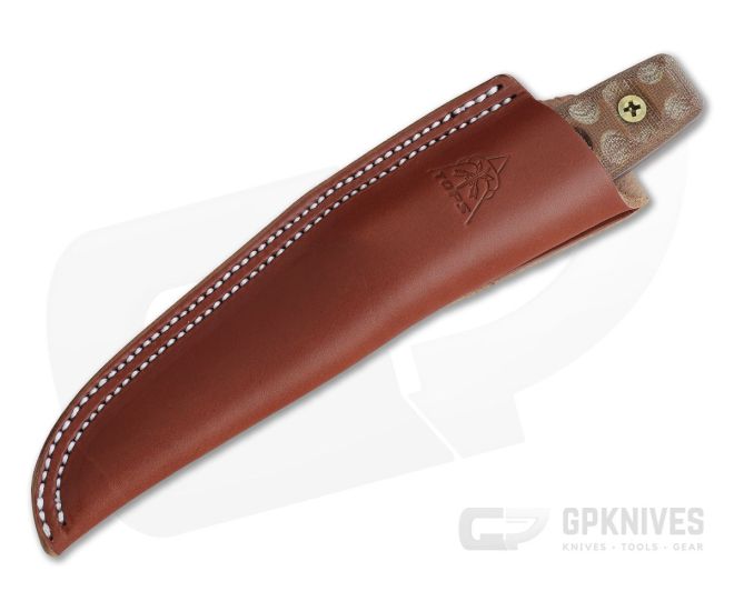 TOPS Tanimboca Puukko Rocky Mountain Tread Tan Canvas
