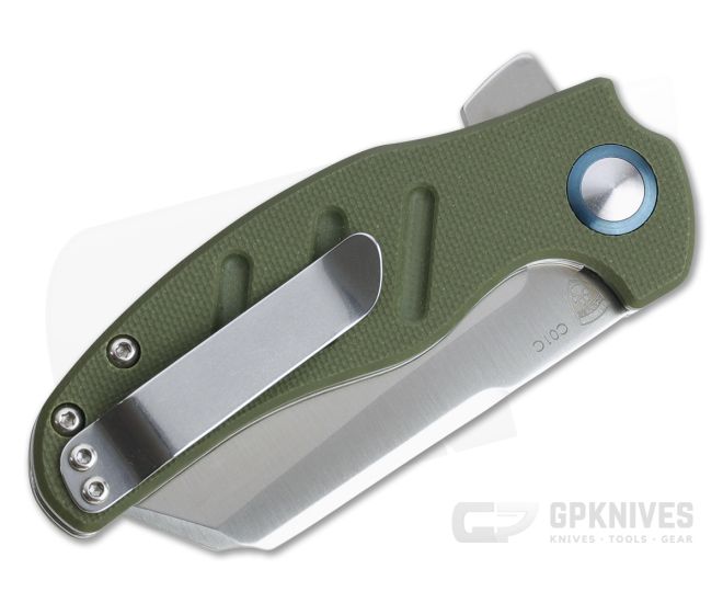 Kizer Vanguard Mini Sheepdog C01C Satin 154CM Green G10