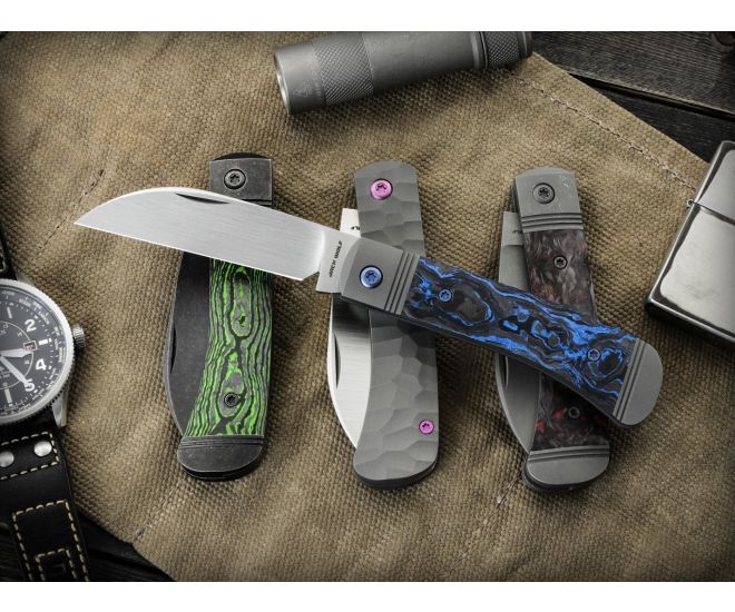 Jack Wolf Knives Venom Jack Titanium Rock Pattern