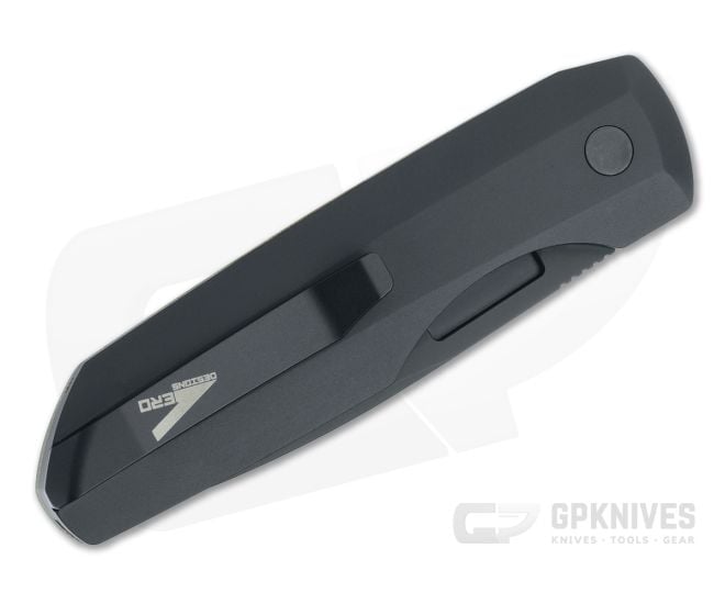 Protech Vero Synapse - Green Micarta - Black DLC Magnacut