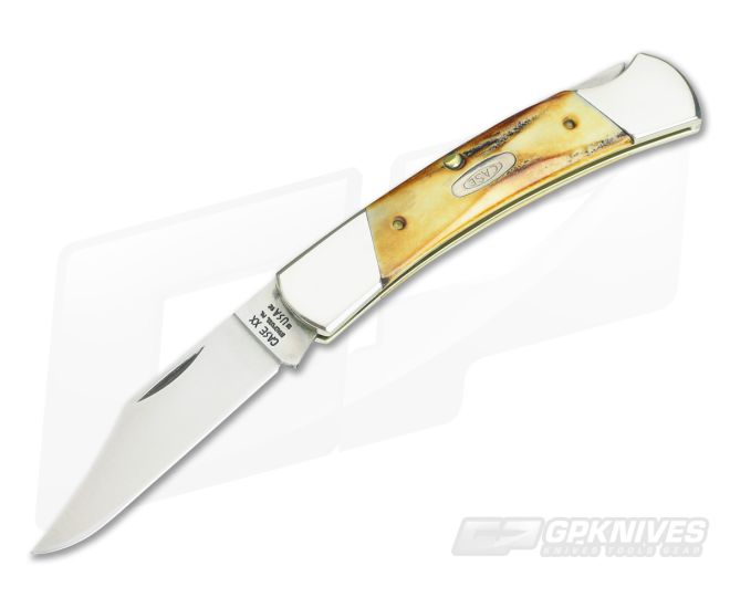Case 1992 Genuine Stag Lockback