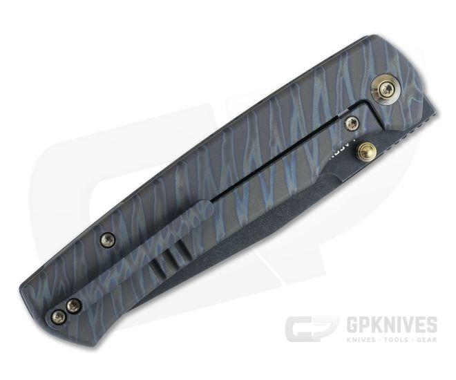 ★MANICO★ WE Knives x Laconico Evoke Front Flipper Black Stonewashed