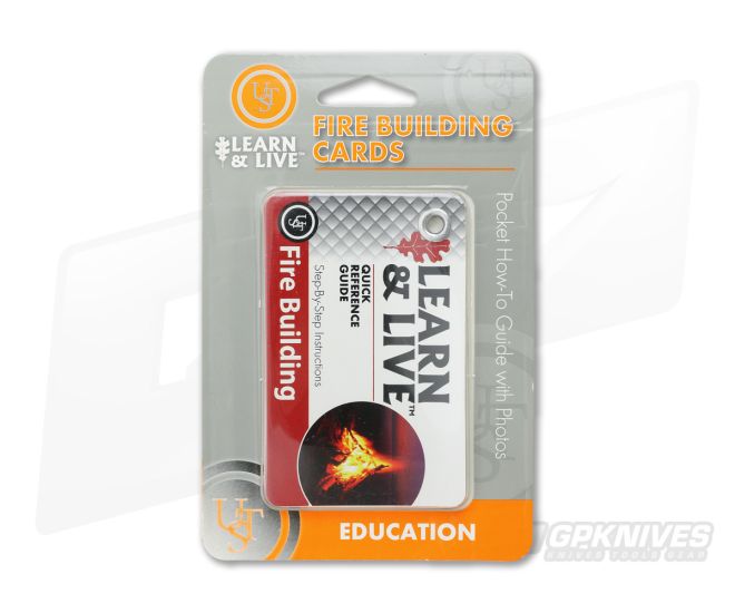 Ultimate Survival Gear Fire Building cards