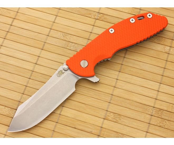 Hinderer Knives XM24 Skinner Blade Orange G10 for Sale