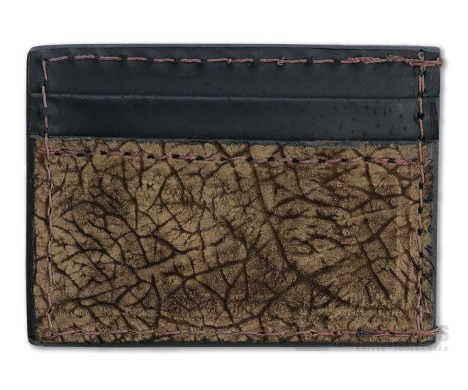 Yoder Leather Company Brown Hippo Clip Wallet For Sale