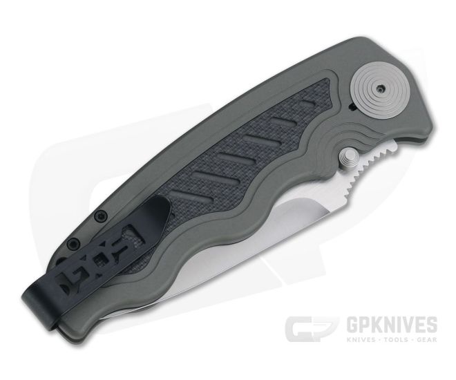 SOG Zoom Spear Point Satin S30V Carbon Fiber Inlaid Aluminum