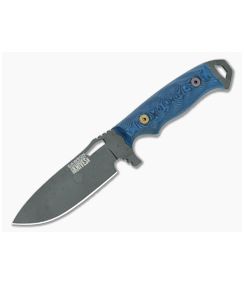 Dawson Knives Nomad Apocalypse Black Magnacut Blue/Black G10