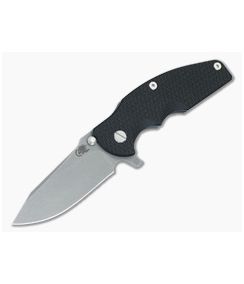 Hinderer Jurassic Hollow Ground Slicer Black G10 Battle Blue