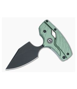 CIVIVI Typhoeus Green Aluminum + Black Stonewashed Sandvik Blade
