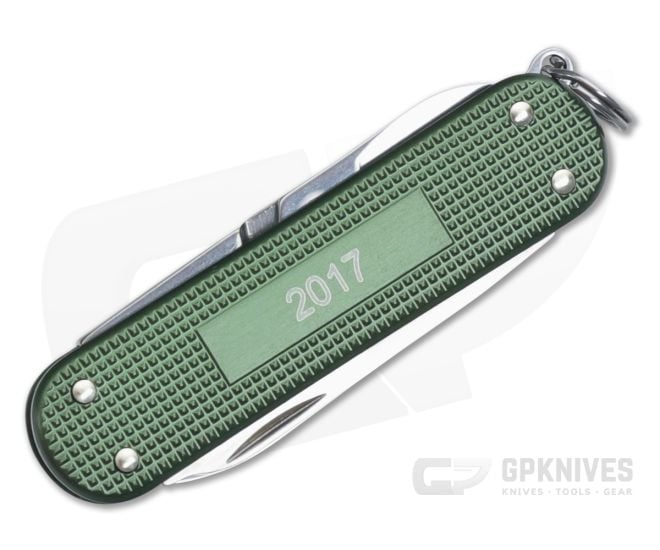 Victorinox Classic SD Olive Green Alox 2017 Limited Edition