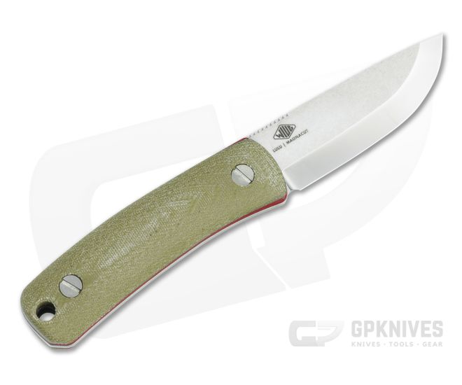 Knafs Lulu - Stonewash Magnacut - Fixed Blade Knife 00231