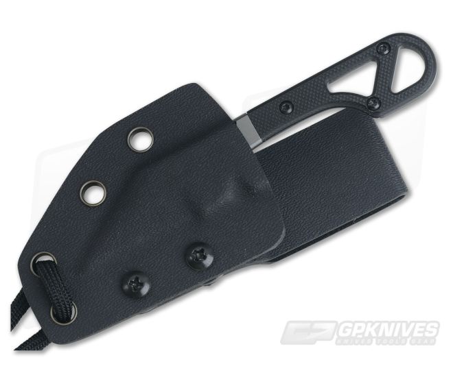 BlackFox Panchenko Spike Wharncliffe Black G10 440C Neck Knife For